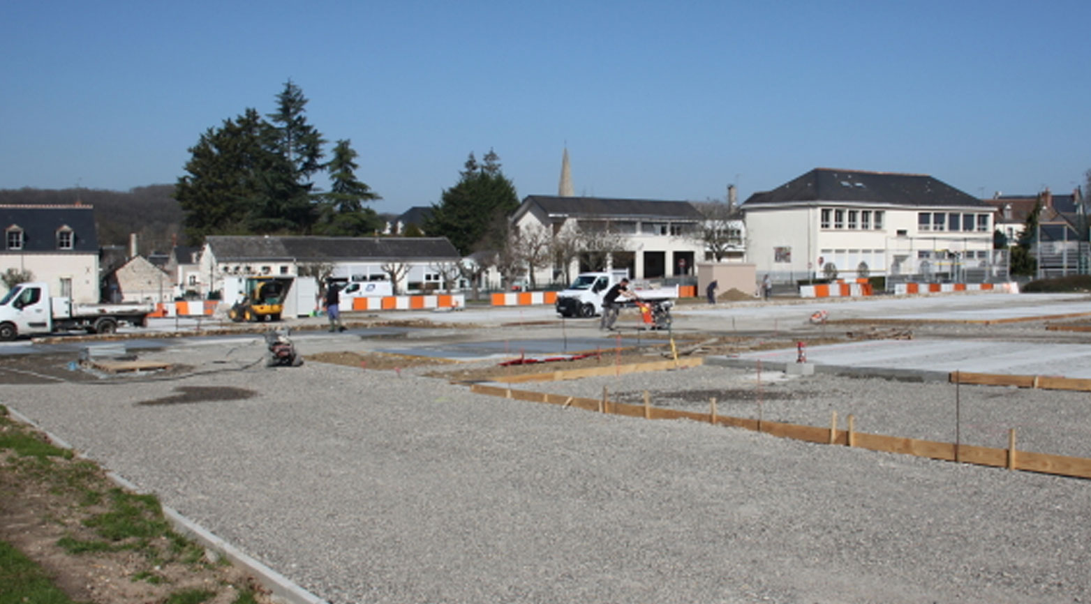 Travaux parking rue du Poitou