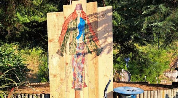 silhouette en bois